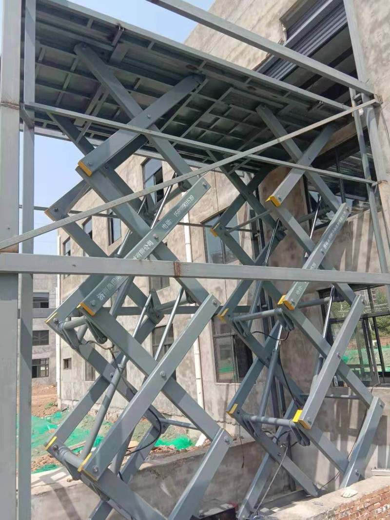 新星双跨式固定升降平台价格